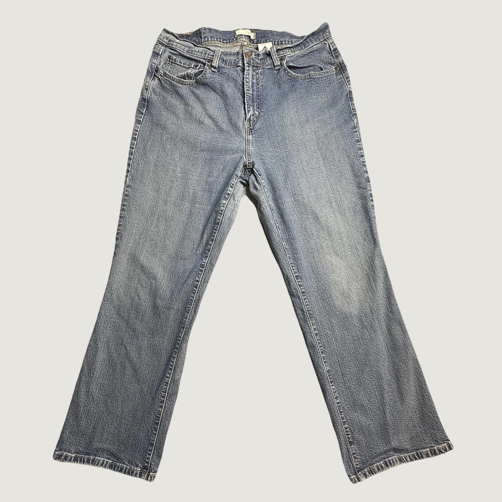Vintage Levi's 550 Jeans Womens 18S Blue Relaxed Fit Tapered Leg Stretch Denim